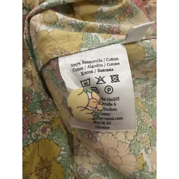 HORROR VACUI APOLLONIA Cotton blouse Floral Sz XS NWT - Picture 16 of 16